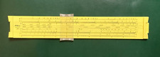 Pickett Microline 120 Yellow Slide Rule Precision Math Engineering Tool No Case picture