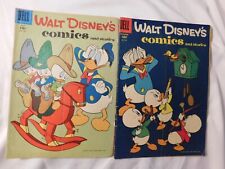 Walt Disney's Comics and Stories No. 194 and No. 190 Dell 1956 picture