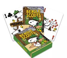 NEW PEANUTS BEAGLE SCOUT COLLECTION SNOOPY WOODSTOCK PLAYING CARDS picture