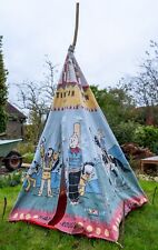 Moulinsart Tintin in America Kids Tepee Tent 150x85cm 100% Cotton Vintage Tipi picture