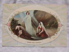 Postcard Hagar and Ishmael Visited By An Angel 1912 picture