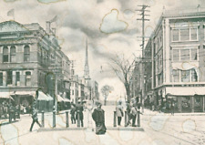 Vintage Postcard Pre 1907 Town House Square Salem MA picture