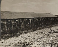 WWI German Prisoners Belleau Woods France Keystone #18752 Stereoview Photo Card picture