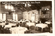 Real Photo Postcard Interior Dining Room Pictou Lodge Resort Nova Scotia Canada picture