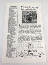 Cantilever Shoes Vtg 1926 Print Ad Mother With Children Advertising Art picture
