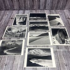 Set of 9 Ansel Adams Photo Prints Yosemite Blank Cards Museum Graphics - 5” x 7” picture
