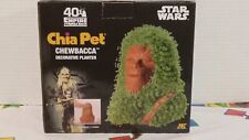 Star Wars Chia Pet Chewbacca Decorative Planter Chewie Pottery Bust OPEN BOX picture