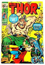 THE MIGHTY THOR #184 (1971) / FN- / THE SILENT ONE 1ST APPEARANCE BRONZE AGE picture