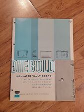 1960's Diebold Bank Equipment Brochure Booklet vault drive up window picture