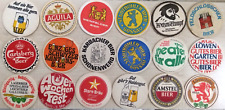 Lot of 18 Vintage Beer Coasters Germany Switzerland Spain Round picture