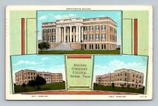 Abilene Christian college alpine Texas postcard picture