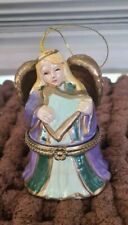 MR CHRISTMAS MUSIC BOX ORNAMENT ANGEL PLAYS HARK THE HERALD ANGELS picture
