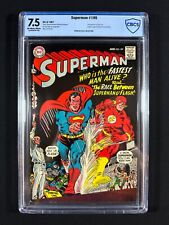 SUPERMAN #199 - CBCS 7.5 / 1967 / 1st Superman/Flash Race / D.N.A. Collection picture