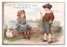 Geo. C. Hanford Baking Powder Celery Cure Syracuse NY Victorian Trade Card *VT19 picture