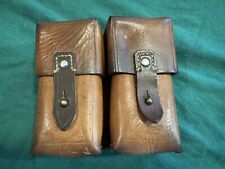 Vintage leather ammo pouch W/ Belt Holder picture