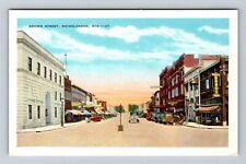 Rhinelander WI-Wisconsin, Brown Street, Drugstore, Antique Vintage Postcard picture