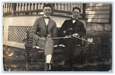 c1910's Boys Violinists Violin Musicians Unposted Antique Postcard picture