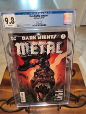 Dark Nights Metal 1B Kubert Variant CGC 9.8 Batman T-Rex Cover Variant DC Comics picture
