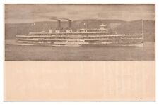 Vintage Hudson River Day Line Postcard Unposted Undivided Back picture