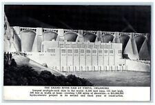 c1905's The Grand River Dam At Vinita Oklahoma OK Hydro-Electric Dam Postcard picture