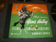 Pristine Gene Autry Okeh 78 Album Minty Condition picture