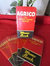 Vintage  1942-1956 Agrico Fertilizer Memo Book & Calendar 5 1/8