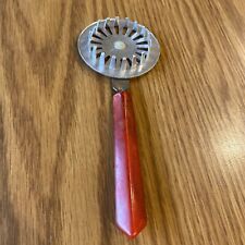 Vintage Vaughan’s Pie Trimmer And Sealer With Red Bakelite Handle picture