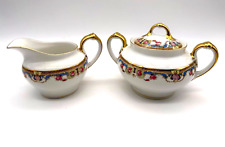 Vintage TK Thun Porcelain Creamer & Sugar Set Coffee Tea Czechoslovakia picture