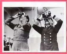 1949 HMS Implacable Field Marshall Montgomery Admiral Rhoderick 7x9 News Photo picture
