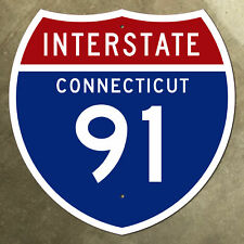 Connecticut interstate route 91 highway marker road sign 18x18 picture