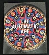 2017-18 The Automatic Age Coin-Operated Machines SFO Museum Airport Brochure picture