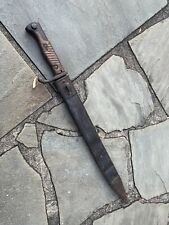 German WW1 Butcher Bayonet Is As Found Condition  picture