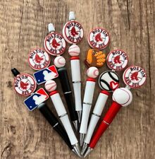 Custom made pens. Boston Red Sox. MLB. Collect, Gifts, Party, Basket filler picture