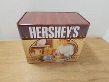 2013 Hershey's Recipe Tin With Recipe Cards Cookies Bars Cakes Treats Desserts picture