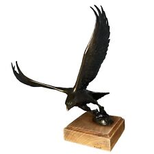 Vintage 1981 Bronze Eagle Scuplture Chester Comstock Signed American USA - 11” picture