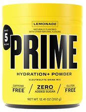 NEW OFFICIAL Prime Hydration Powder Tub PRIME 40 Servings Tub Lemonade Exp 9/25 picture