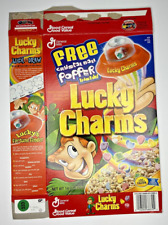 2001 Empty Lucky Charms Crystal Ball Pop Not in Box 14OZ Cereal Box SKU U200/333 picture