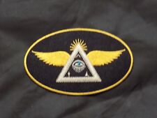 Oval Patch Masonic Motorcycle All Seeing Eye Iron Sew Freemason Fraternity NEW picture