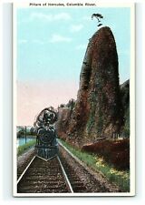 c. 1907-15 Postcard Pillars Of Hercules Columbia River Oregon Railroad Train picture