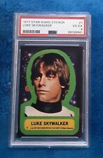 1977 Star Wars Sticker Luke Skywalker #1 PSA4 Freshly Graded, Received 06/03/24 picture