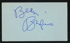 Beau Bridges signed autograph Vintage 3x5 Hollywood: American Actor Max Payne picture