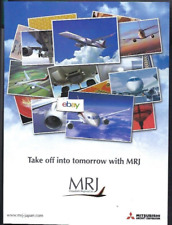 MITSUBISHI AIRCRAFT MRJ REGIONAL JET FROM JAPAN TAKE OFF INTO TOMORROW 2013 AD picture