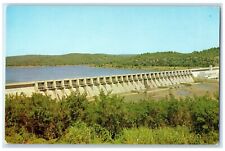 c1960 Fort Gibson Dam Lake Reservoir Exterior Eastern Oklahoma Vintage Postcard picture