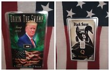 President Donald Trump Silver Bullion Cards: Black Swan Q, Drain The Swamp  picture