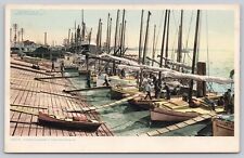 Postcard New Orleans Louisiana Oyster Luggers by Detroit Publishing Co picture