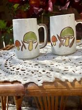 Two vintage ceramic mushroom mugs picture