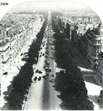 Triumph Paris Napoleon's Arch Champs Elysees Stereoview 11-7 picture