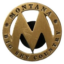 Vintage Montana Big Sky Country Travel Souvenir Pin picture