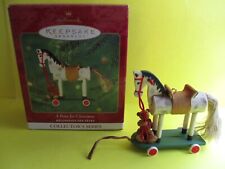 2000 Hallmark 3rd A Pony for Christmas Replica Antique Riding Toy New but SDB picture