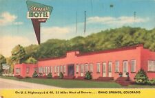 Sleepy U Motel Idaho Springs Colorado CO Linen 1957 Postcard picture